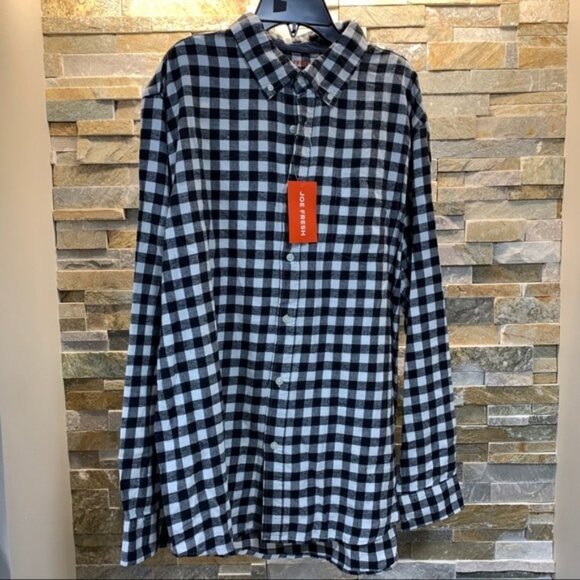 Joe Fresh Gingham Print Flannel Shirt - Picture 3 of 5